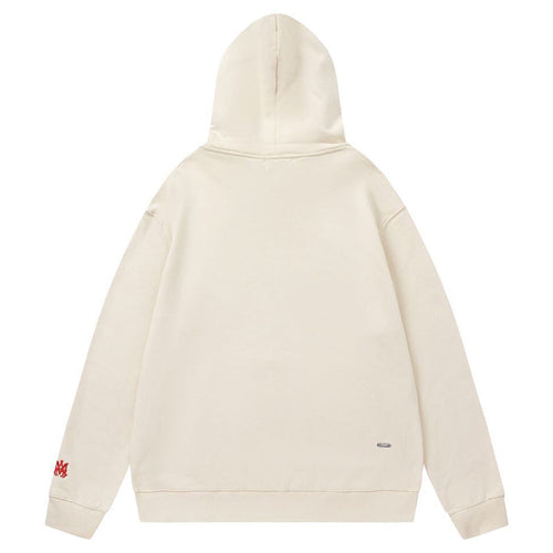 AMRI Staggered Logo-Patches Hoodies