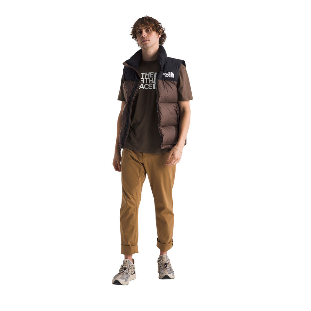 CAMISETA HALF DOME PARA HOMBRE COLOR CAFE