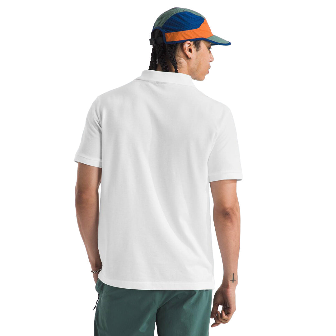 Camisa Essential Regular Polo para hombre color blanco