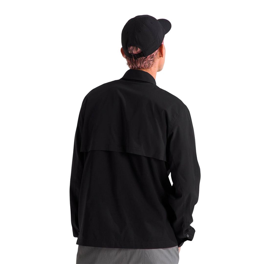 Camisa Lightrange Hike para hombre color negro