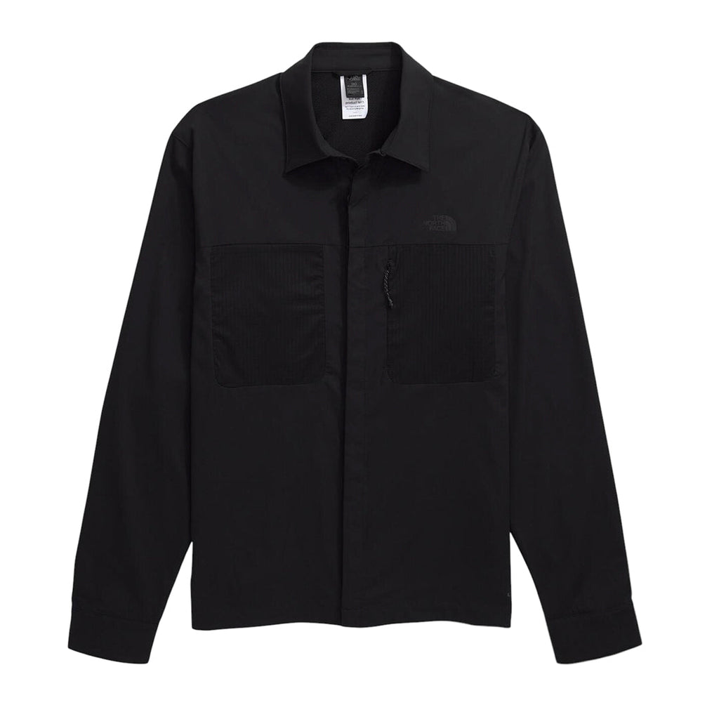 Camisa Lightrange Hike para hombre color negro