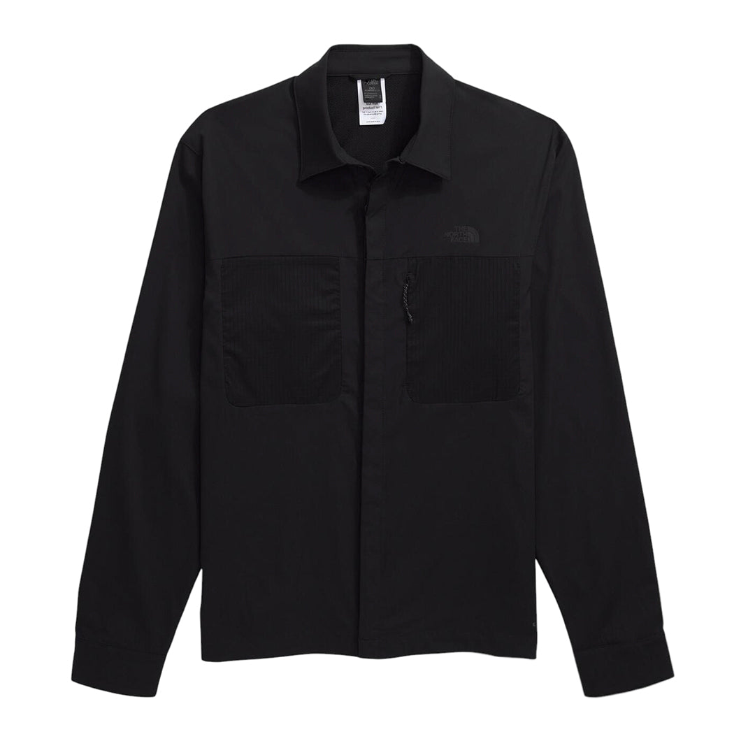 Camisa Lightrange Hike para hombre color negro