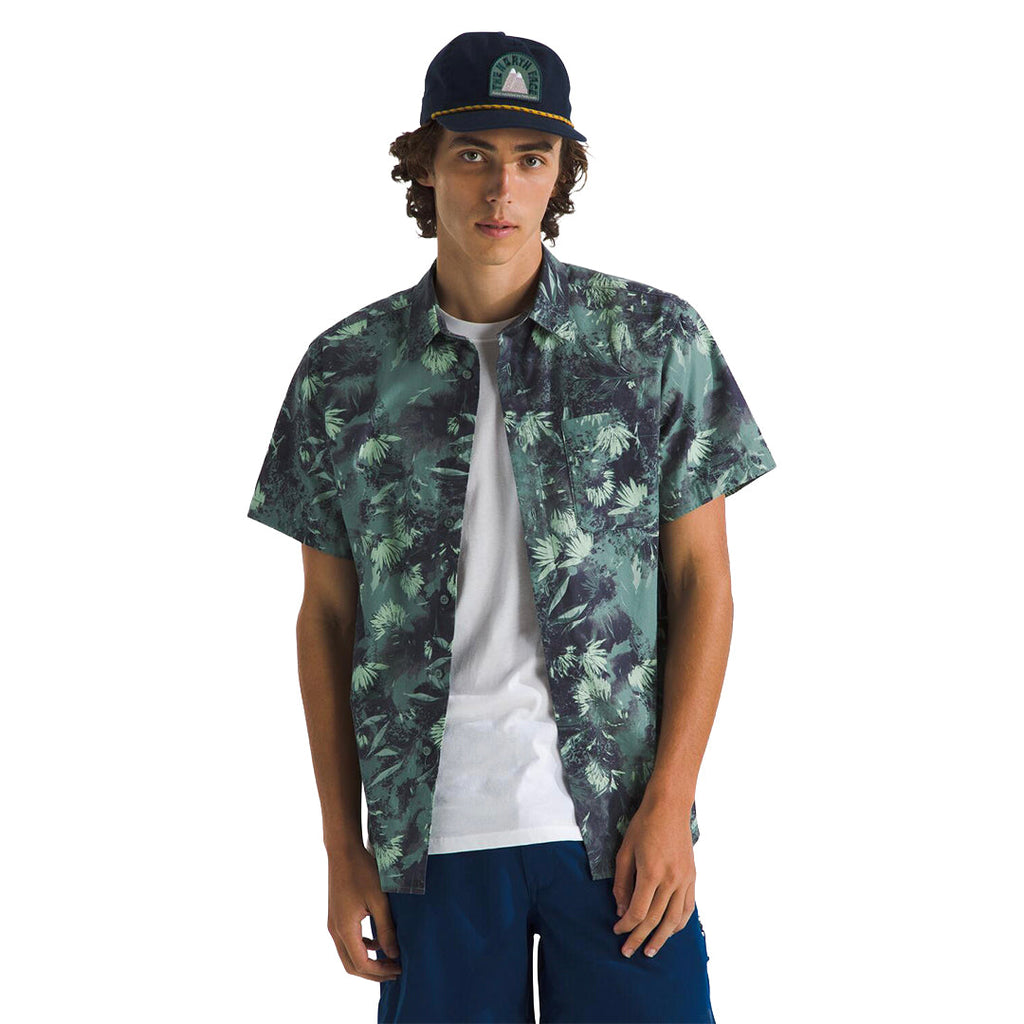 Camisa S/S Baytrail Pattern para hombre color verde