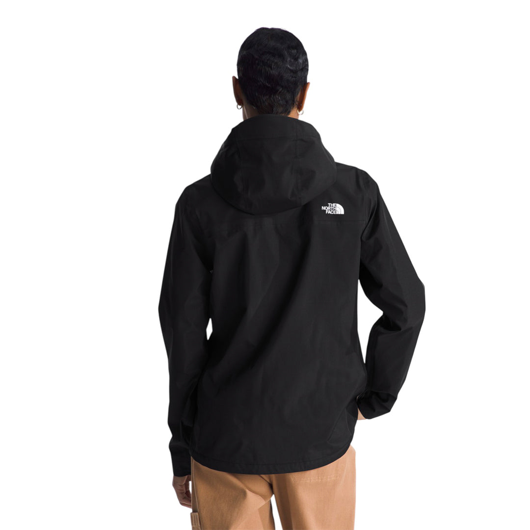 Chaqueta impermeable Terrain Vista 3L Pro para mujer color negro
